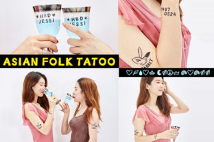 Asian Folk Tattoo: A Unique Typeface for Web Design