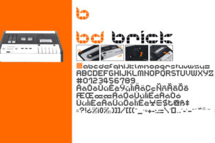 BD Brick: A Versatile Matrix Font for Creative Branding