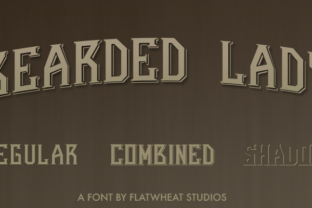Bearded Lady: A Vintage Circus Font for Editorial Design