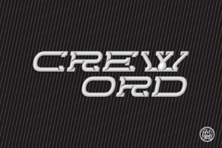 Creword: A Bold Display Font for Modern Campaigns
