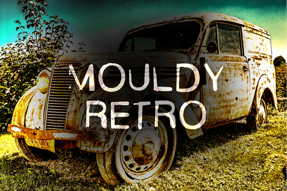 Discover Mouldy Retro: A Rustic, Hand-Drawn Font for Creative Projects