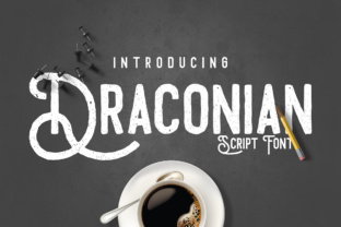 Exploring Draconian: A Bold Vintage Font for Branding