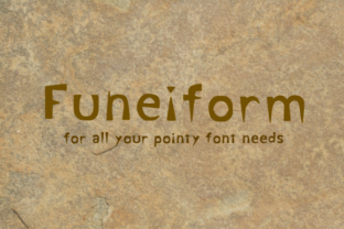 Funeiform: A Sharp, Pointy Display Font for Editorial Impact