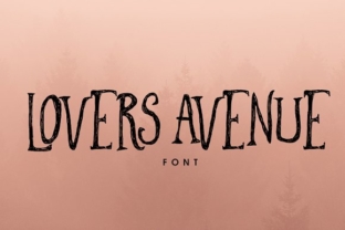 Lovers Avenue: A Charming Handcrafted Font for Branding