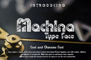 Machina: A Bold and Modern Typeface for Editorial Design