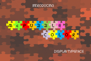 McPuzzle Color: A Vibrant Display Font for Engaging Web Design