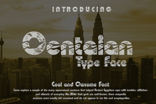 Oentaian: A Premium Display Font for Web Design