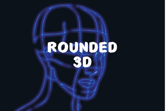 Rounded 3D: A Fresh Take on Modern Typography