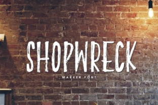 Shopwreck: A Handcrafted Font for Creative Web Design