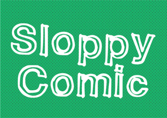 Sloppy Comic: A Handwritten Font for Engaging Visuals