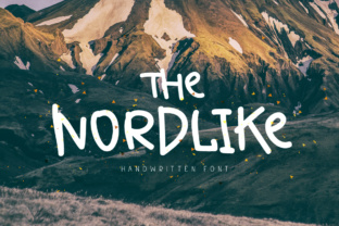 The Nordlike: A Handwritten Font for Creative Web Design