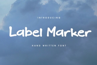 Transform Your Brand with the Elegant Label Marker Font